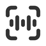 Voice Recognition Frame SVG Icon